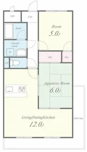 フローリッシュ北田【3階】の間取り