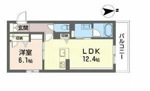 グランはい21【3階】の間取り