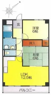 メゾンエスポアール【2階】の間取り