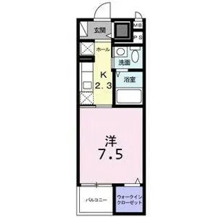 グランレジーナ【406号室】の間取り