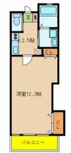 ブラン・ヴェール【1階】の間取り