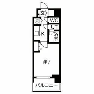 ソルテラスOSAKA EAST GATE【11階】の間取り