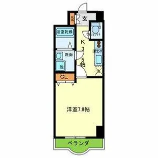 ルミエール八尾駅前【5階】の間取り
