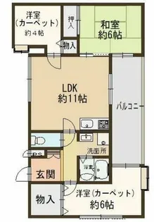DESAPUTRI【1階】の間取り