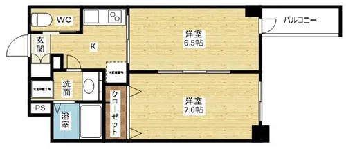 コンフォリア・リヴ新大阪WEST【9階】の間取り