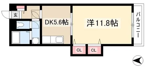 庄内ハウス【704号室】の間取り