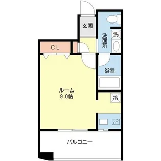 プロシード福岡高宮【0905号室】の間取り
