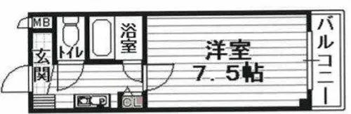 サイレストSB【3階】の間取り