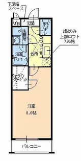 リバーサイド金岡七番館【2階】の間取り