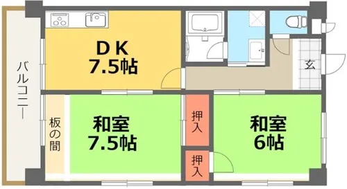 第1共立ビル【5階】の間取り