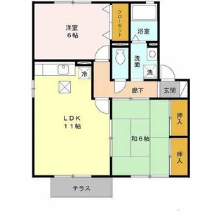 カルム【2階】の間取り