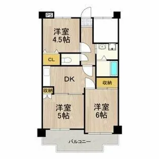 友井グレイス【4階】の間取り