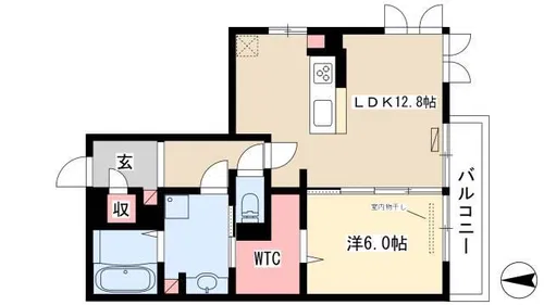 カーサ エスペランサ2【2階】の間取り