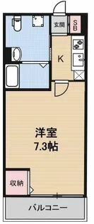 パラドール大蓮東【2階】の間取り