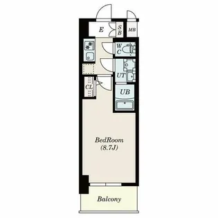 S-RESIDENCE名駅WEST【2階】の間取り