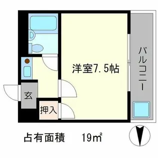 ゾンネハウス【3階】の間取り