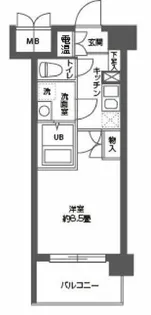 CASSIA高井田NorthCourt【3階】の間取り