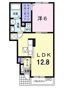 サウスフラワーⅡ【1階】の間取り