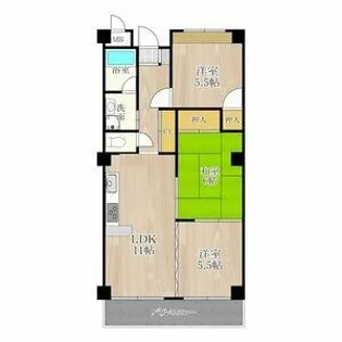 ルヴィラージュ【2階】の間取り