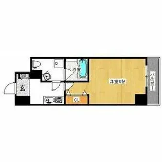 プラディオ徳庵セレニテ【7階】の間取り