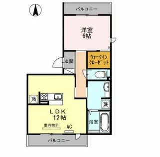 グランシャリオ B棟【1階】の間取り
