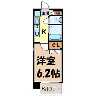 パルティール城西【10階】の間取り