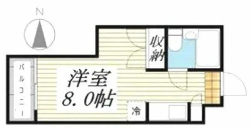 ラ・レジデンス・ド・ノーブル【6階】の間取り