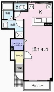 サニーレジデンス【103号室】の間取り