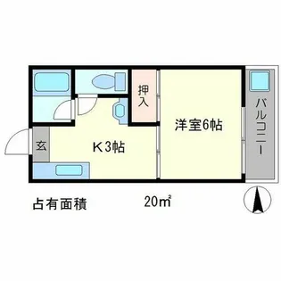 グラーベンハウゼ【2階】の間取り