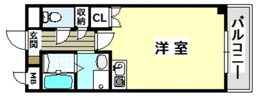 リヨン茨木【302号室】の間取り