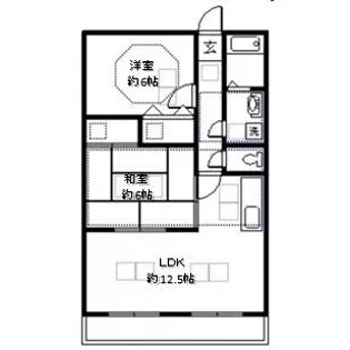 RIVER ANNE RENA(野洲市市三宅)【1階】の間取り