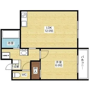 JMRレジデンス新大阪【3階】の間取り