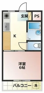 カブリオレ【206号室】の間取り