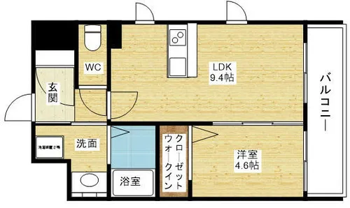 第22関根マンション【13階】の間取り