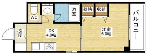 第13関根マンション【9階】の間取り