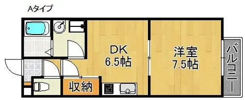 コモド二色【1階】の間取り