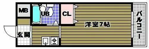 泉ヶ丘アイビースクエア【2階】の間取り