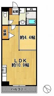 ソリッソ・パイン南が丘【202号室】の間取り