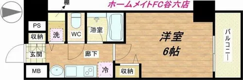 アドバンス大阪城レガーレ【4階】の間取り