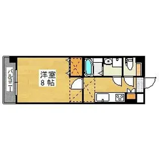 ORIENT BLD No.87 マリア-ジュステーション【2階】の間取り