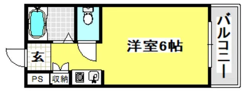 メゾン新芦屋【302号室】の間取り