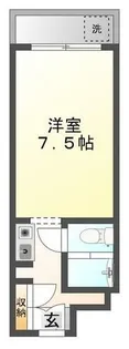 パルコ壱番館【2階】の間取り