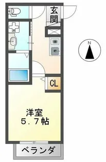 ARTEMIS東園田【3階】の間取り