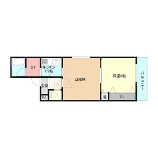 プレシオン南9条【101号室】の間取り