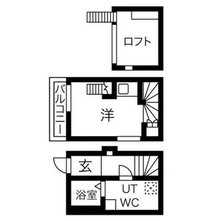シャレイド豊田本町EAST【A号室】の間取り