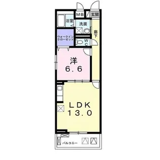 レジデンス ルクセ【2階】の間取り