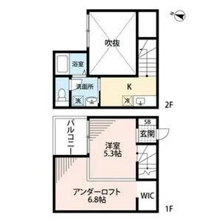 アプローズ【202号室】の間取り