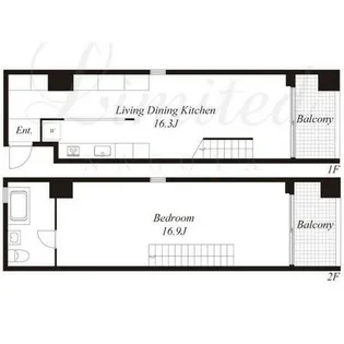 FLATS GAZERY【310号室】の間取り