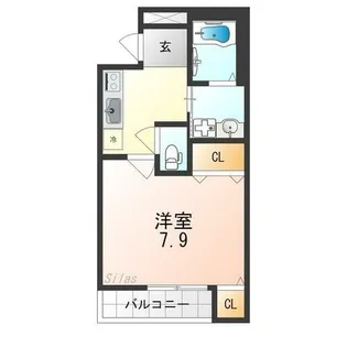 兵庫県尼崎市三反田町2丁目【アパート】の間取り