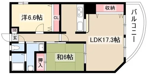 Ecoregalo【3階】の間取り